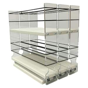 6-Shelf Cream Cabinet Mount Spice Rack