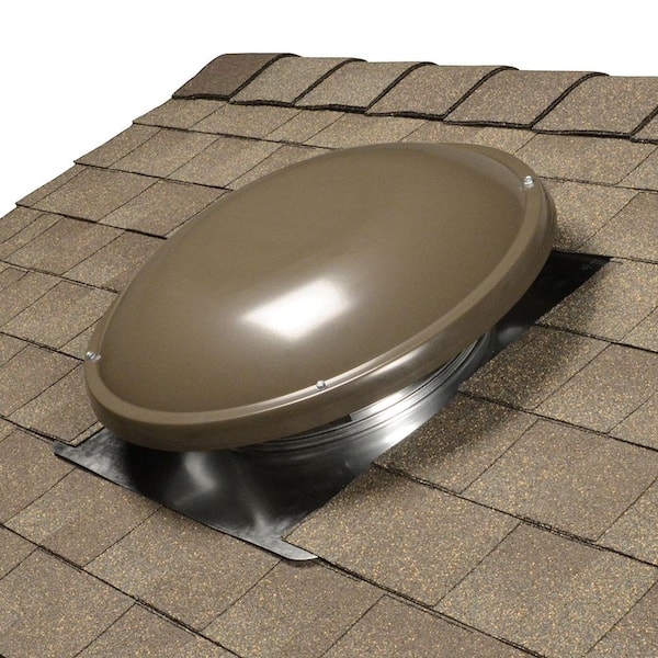 1500 CFM Weathered Wood Power Roof Mount Attic Fan