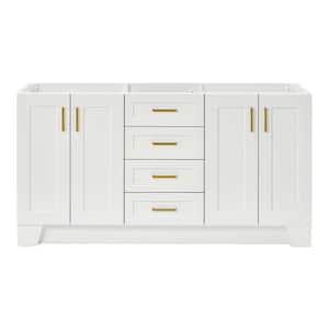Taylor 66 in. W x 21.75 in. D x 34.5 in. H Bath Vanity Cabinet without Top in White