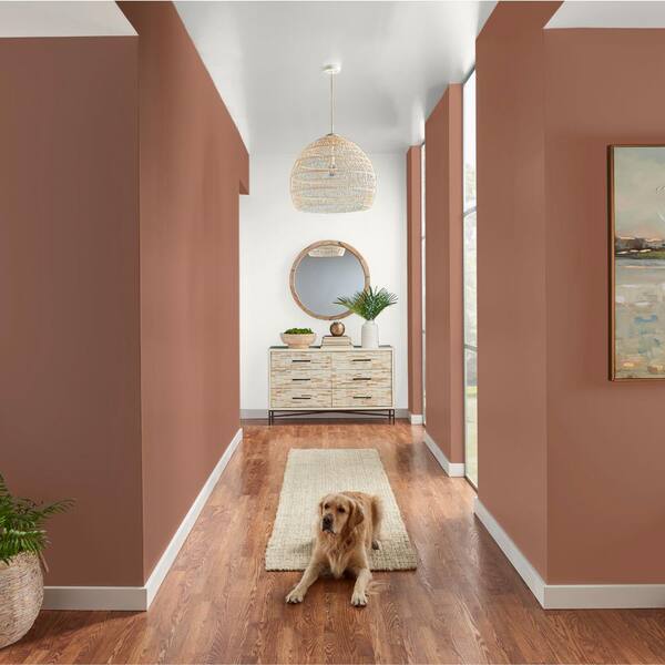 COPPER FORCE 1 gal. #S210-6 Cinnamon Crunch Semi-Gloss Enamel