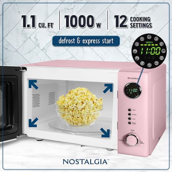 Nostalgia Electric Retro Microwave 電子レンジ Amazon.com: Nostalgia Retro Microwave - Countertop Microwave