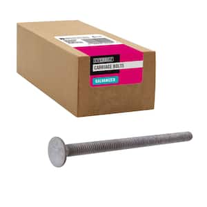 1/4 in.-20 x 4 in. Galvanized Carriage Bolt (25-Pack)