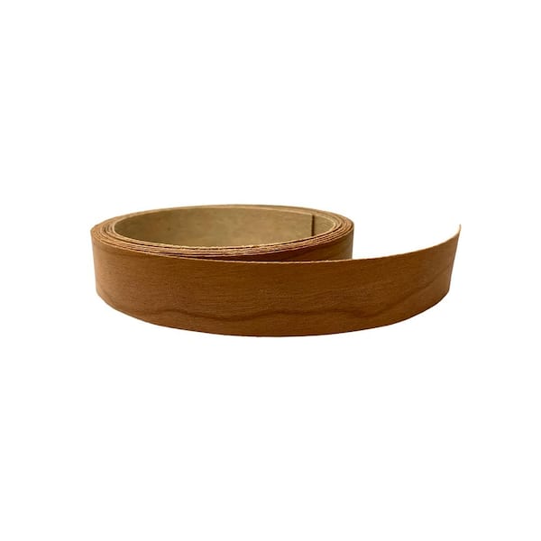 13/16 in. x 25 ft. Cherry Real Wood Veneer Edgebanding with Hot Melt Adhesive