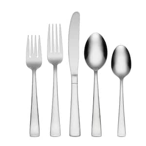 Avery 90-Piece Silver 18/0-Stainless Steel Flatware Set (Service For 12)