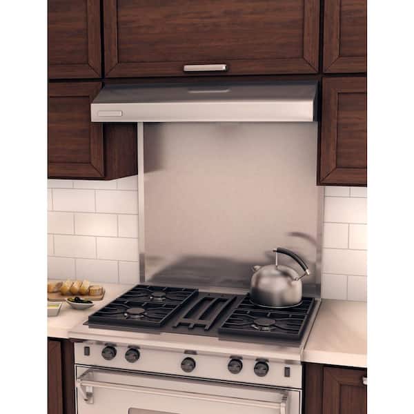 broan stainless steel backsplash 30