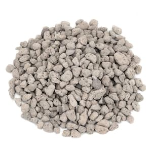 4/5-1-1/5 in. 5 lbs. Light Weight White Lava Rock Granules for Indoor/Outdoor Gas Fire Pit & Fireplace and Landscaping