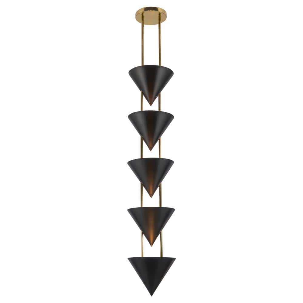 Versus 48-in Urban Bronze 5 Light Pendant price history on PriceWatchPro