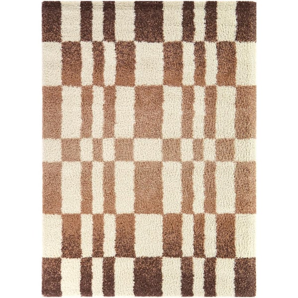 Hayward Pink 8 ft. x 10 ft. Geometric Area Rug