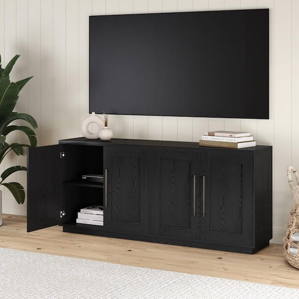 Meyer&Cross Tillman Black Grain MDF 68 in. Buffet Table BF2419