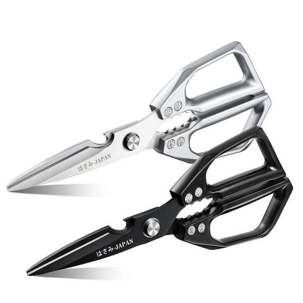 Wudkey 9 in. Heavy Duty Stainless Steel Kitchen Scissors for Meat, Chicken Bones, fish and Turkey, Kitchen Shears Set