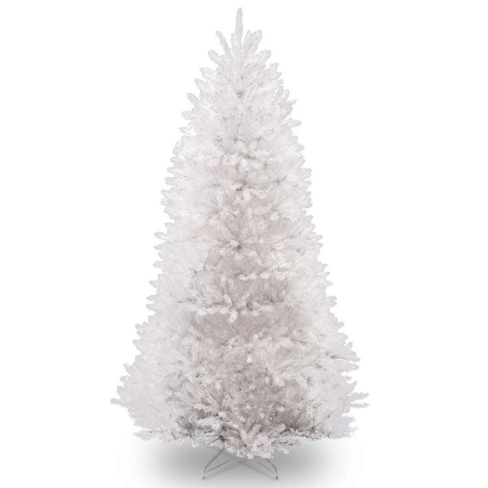 National Tree Company 6.5 ft. Dunhill White Fir Tree with Clear Lights