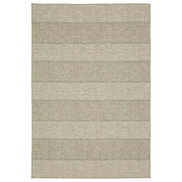 AVERLEY HOME Thrasher Beige 10 ft. x 13 ft. Geometric Banded ...