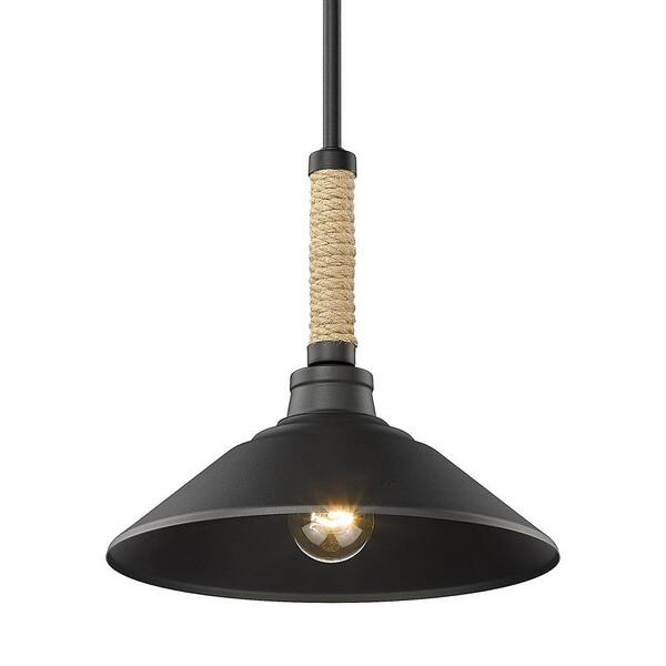 38灯 BOTANIZE OLDMOUNTAIN Black & GARA Bartlett Black Patina Pendant by Golden Lighting | 7312-L BP