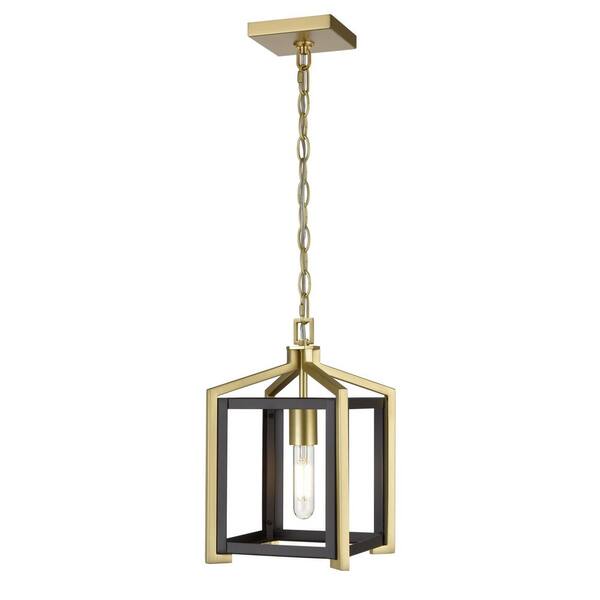Innovations Wiscoy 100Watt 1Light Brushed Satin Brass Lantern Pendant