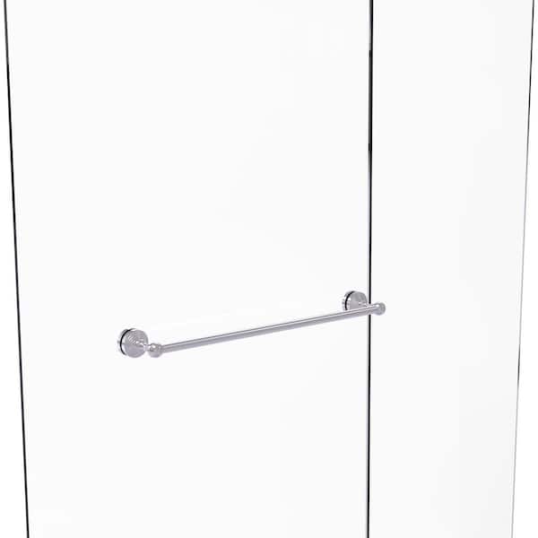 Allied Brass Waverly Place 24 in. Over-the-door Shower Door Towel Bar in Satin Chrome
