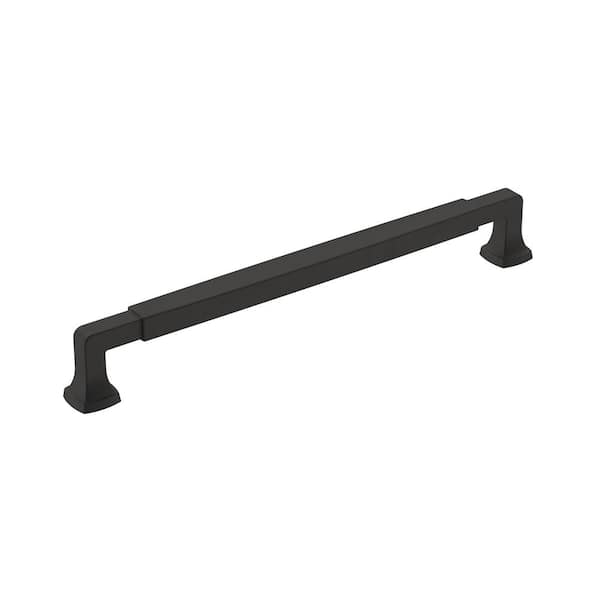Amerock Stature 8-13/16 in. (224mm) Classic Matte Black Bar Cabinet Pull