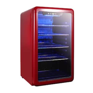 3.4 cu. ft. Retro Beverage Cooler in Red