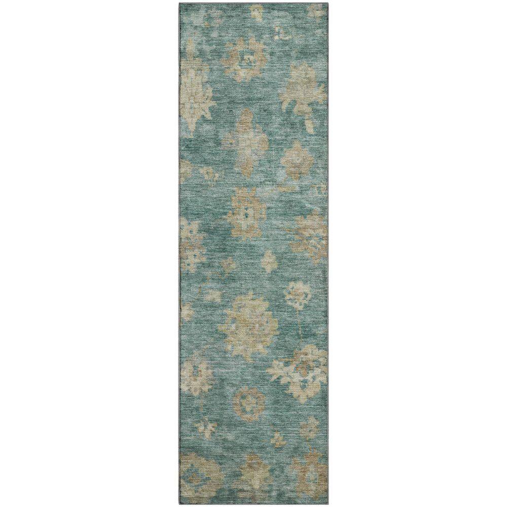 Mayfield Premium Machine Washable Abstract AMF2305 Aloe 2 ft. x 7 ft. Runner Rug price history on PriceWatchPro