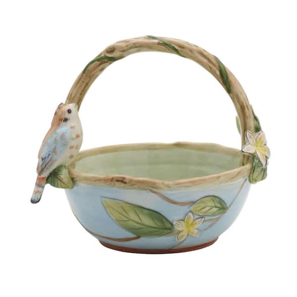 FITZ and FLOYD Toulouse 5.5 in. 14 fl.oz Assorted Colors Earthenware Serving Bowl