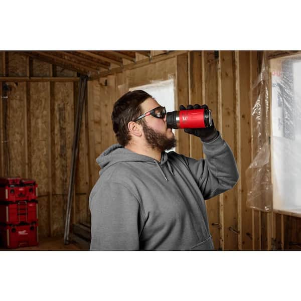 PACKOUT Red 12 oz. Insulated Bottle with Sip Lid