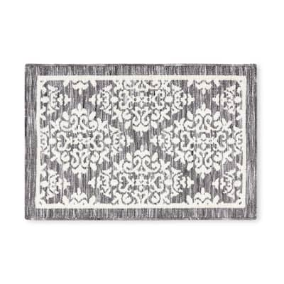 StyleWell Kitchen Plush Slice Beige 19.7 in. x 31.5 in. Machine Washable Kitchen  Mat SWKPS-150 - The Home Depot