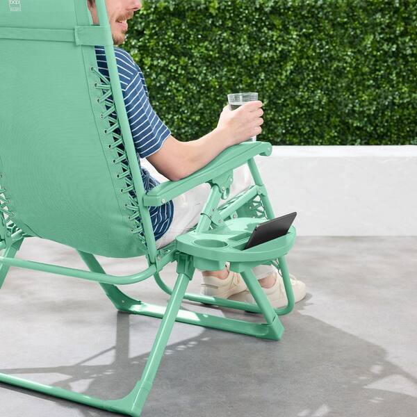 Best Choice Products Mint Metal Zero Gravity Folding Beach Chair
