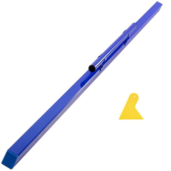 Concrete Screed, 96 In. Screed with Level Vial, Easy Cleanup & End Cap Design, Finishing Trowel with Aluminum Handle