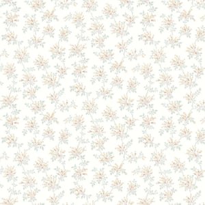 Sofiane Yellow Botanical Trail Matte Pre-pasted Paper Wallpaper