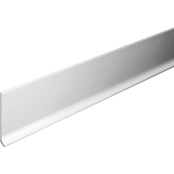 CONSTRUCT 4 in. D x 98.5 in. W x 98.4 in. L Aluminum Anodized Silver Molding and Transition Trim