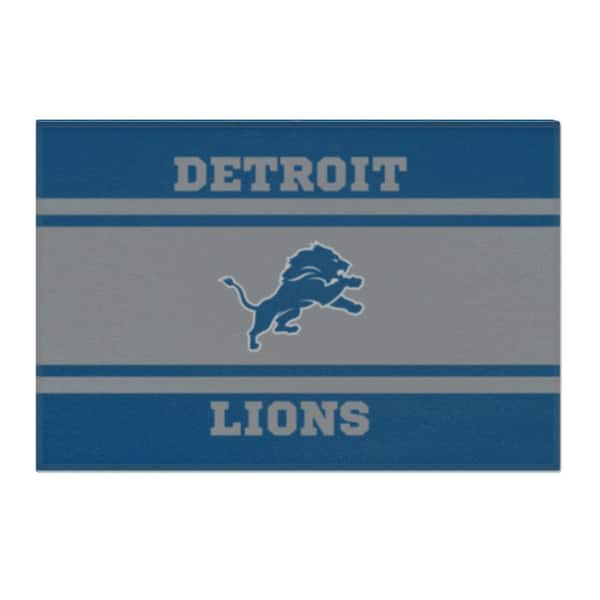 Detroit Lions Multi-Colored 19 in. x 30 in. Starter Colorblock 2.0 Indoor Mat