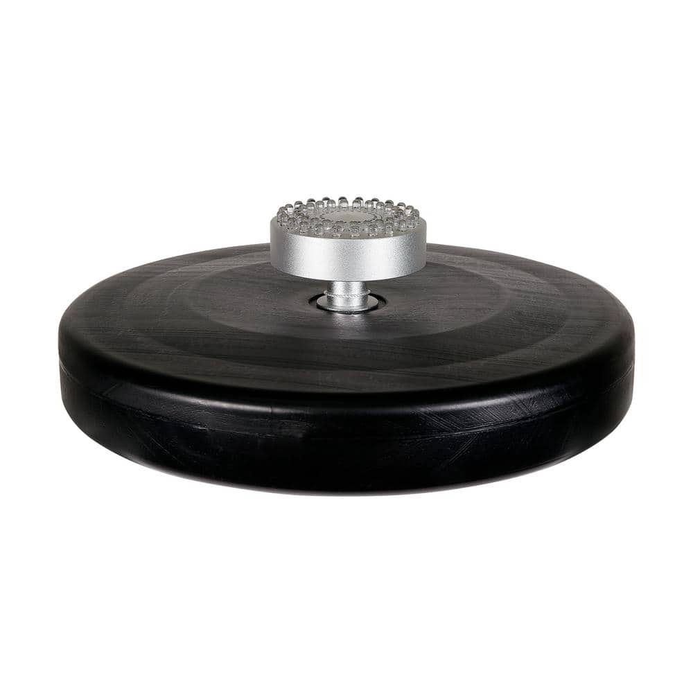 Black Floating Spray Fountain with LED Lights and Pump