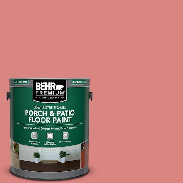 BEHR PREMIUM 1 gal. #M160-5 Pink Damask Low-Lustre Enamel Interior/Exterior Porch and Patio Floor Paint