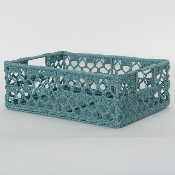 Heritage Lace Mode Crochet Polypropylene Decorative Basket