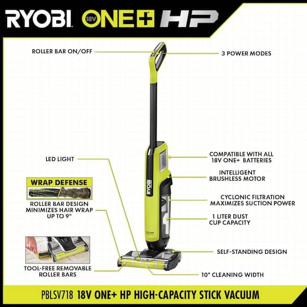 18V ONE+ HP High-Capacity Stick Vacuum (Tool Only)