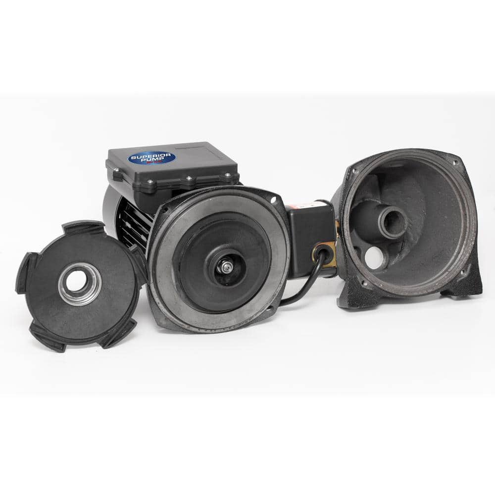 Black Cast Iron 1 HP Convertible Jet Pump
