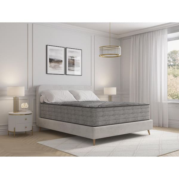 Full Medium 14 in. Pure Ice Lux Firm Quilted King Mattress