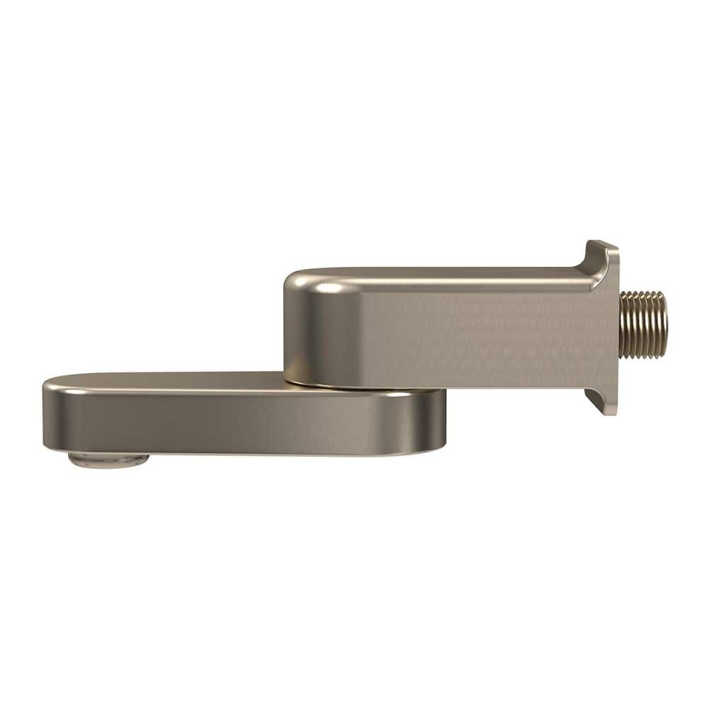 Brushed Nickel Fold Away Diverter Tub Spout