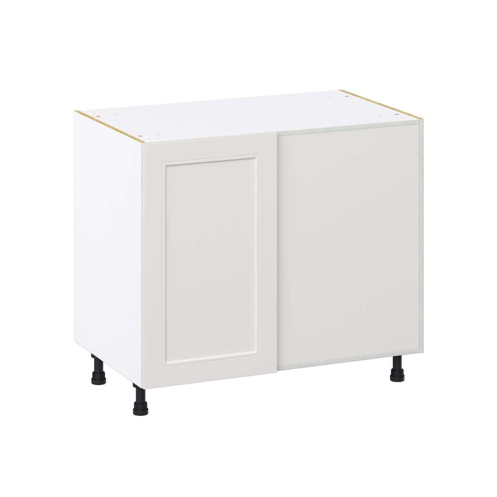 J COLLECTION 39 in.W x 34.5 in. H x 24 in. D Littleton Painted Gray ...