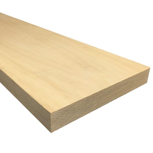 Weaber 5/4 in. x 8 in. x Random Length S4S Poplar Board