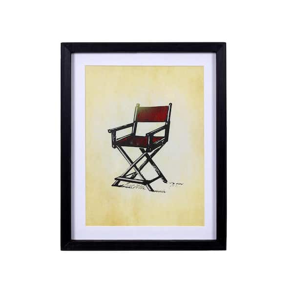 Stratton Home Decor Movie Director's Chair Framed Graphic Print Decorative Sign Under Glass Wall Decor