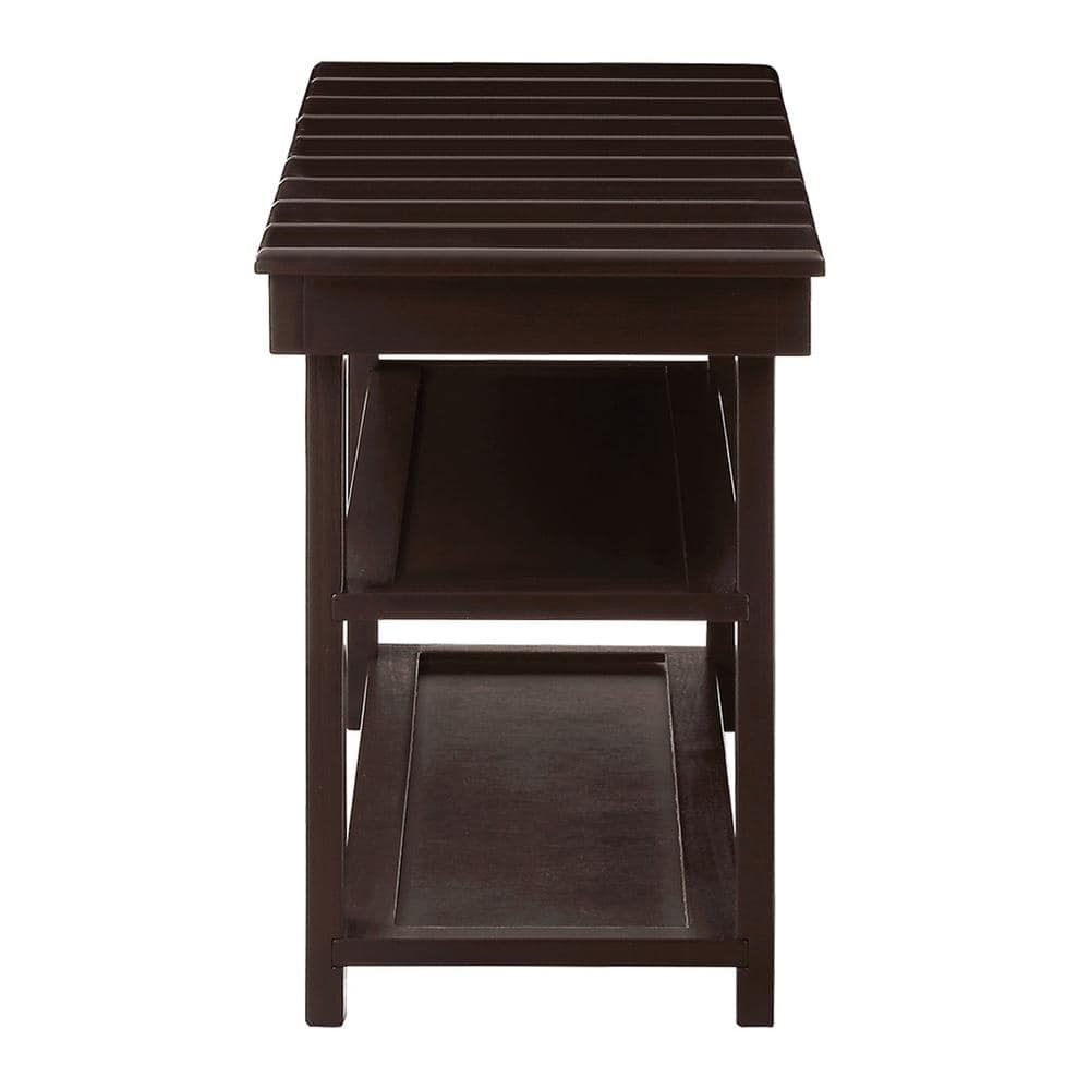 Espresso Oxford 36" Utility Mudroom Bench with Storage