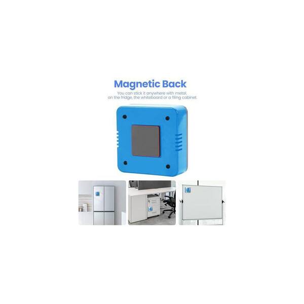 Lynzavix Mechanical Desk Kitchen Timer Blue Analog Display Cooking