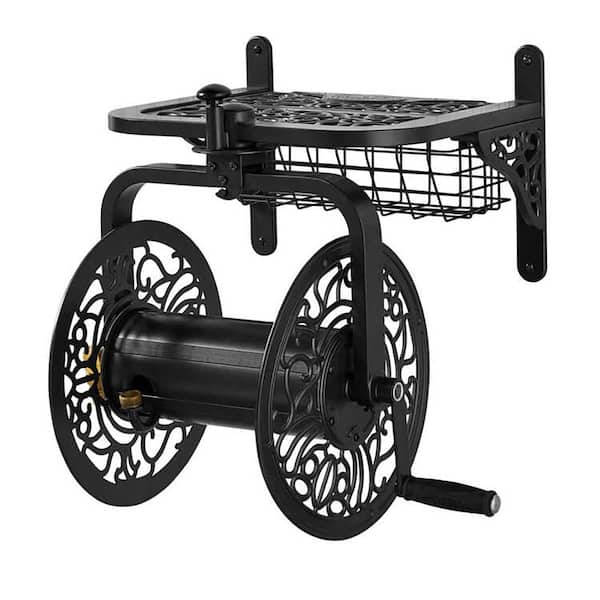 LIBERTY GARDEN Black Rotating hose reel Navigator