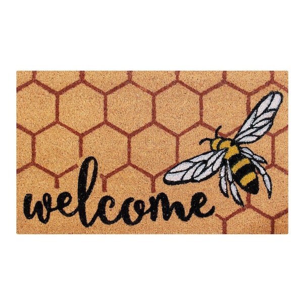 https://images.thdstatic.com/productImages/33e4dc29-30ee-4008-ac6a-98f1db3aa8e7/svn/welcom-bee-better-trends-door-mats-co1830wlbe-64_600.jpg