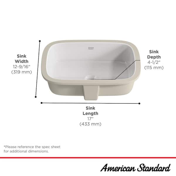 American Standard Aspirations Undermount Rectangular