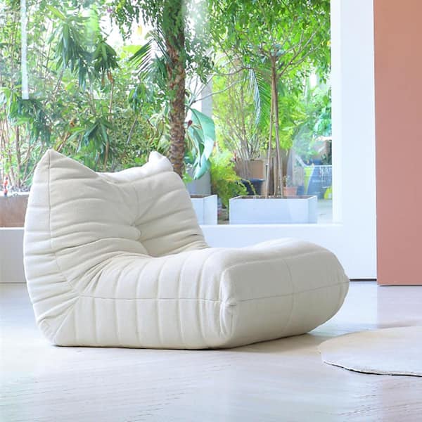 Microsuede Foam Giant Bean Bag Lazy Sofa Cover Memory Living Room no filling