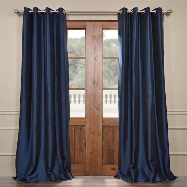 Exclusive Fabrics Furnishings Navy, Navy And Teal Curtains