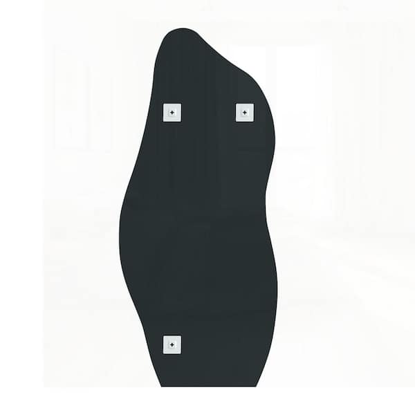 31 in. W x 71 in. H Unique Irregular Shaped Mirror Frameless Full Length Mirror Wall Mirror