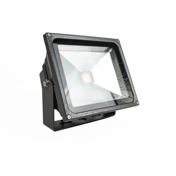 ATG Electronics ELucent 100-Watt 5000K Gray Outdoor Integrated LED Dimmable Flood Spot Light