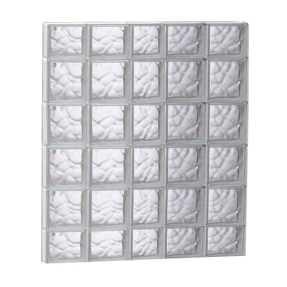 36.75 in. x 42.5 in. x 3.125 in. Frameless Wave Pattern Non-Vented Glass Block Window price history on PriceWatchPro
